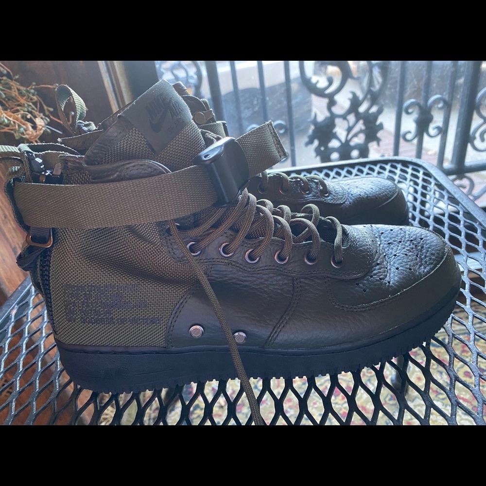Olive Green Air Force 1s